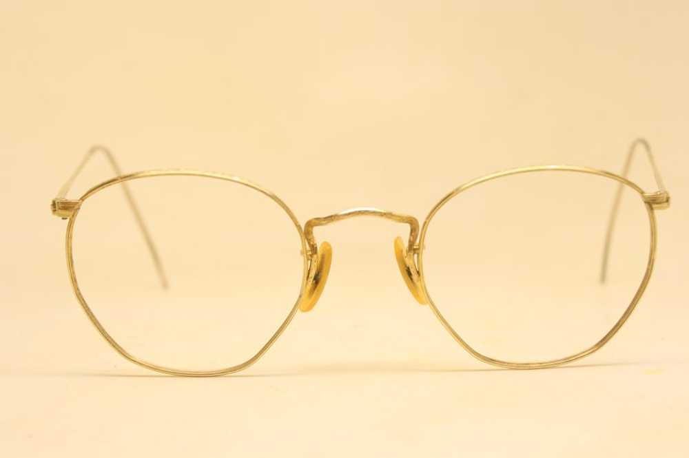 Antique Eyeglasses B&L Gold Filled Ful Vue Vintag… - image 1
