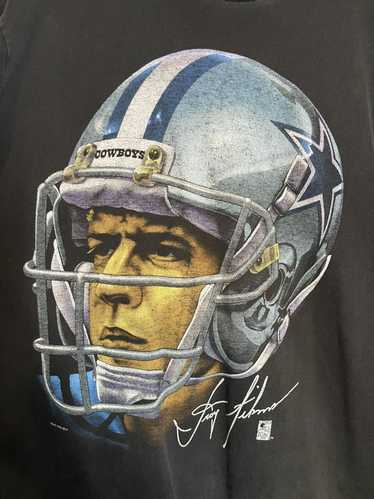 Vintage Dallas Cowboys Troy Aikman Shirt Size YOUTH Large – Yesterday's  Attic