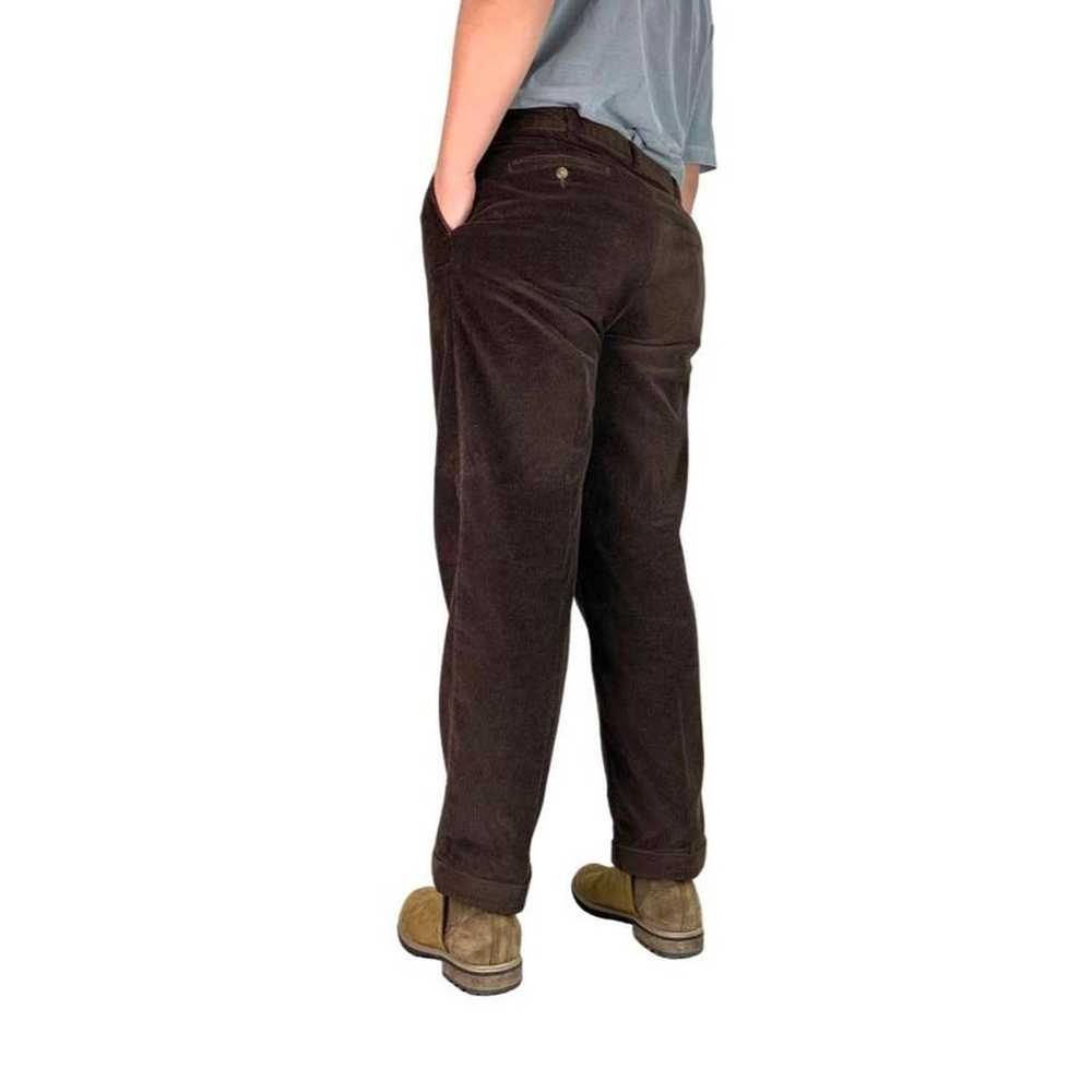 Vintage Vintage 90s Brown Corduroy Pants - image 3