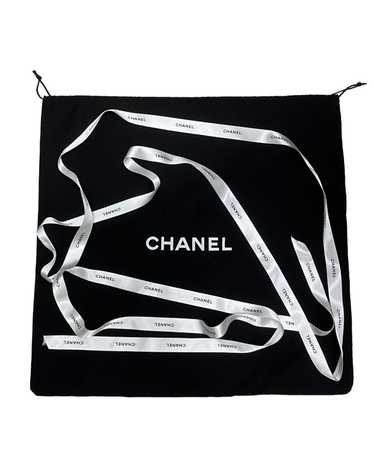Chanel gift box with ribbon tissue paper sticker and blank card & envelope