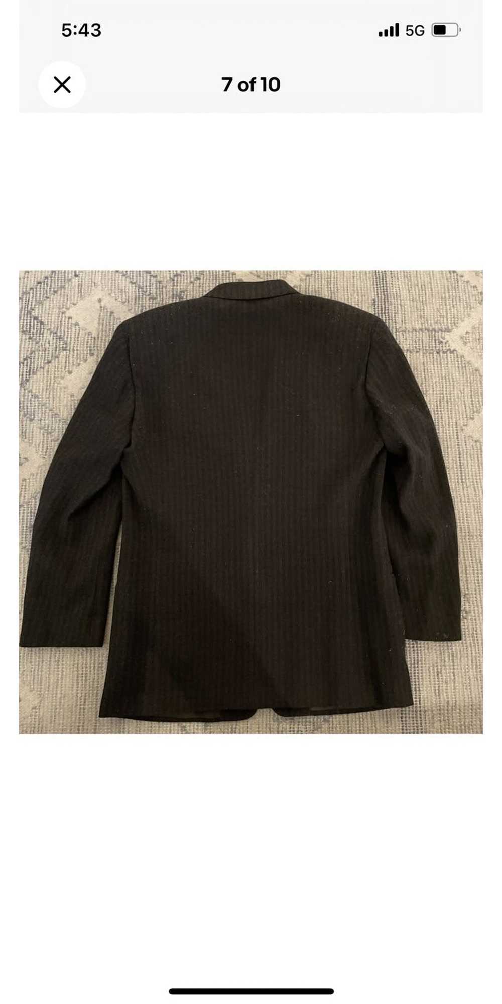 Giorgio Armani × Vintage Subtle Stripe Jacket - image 7