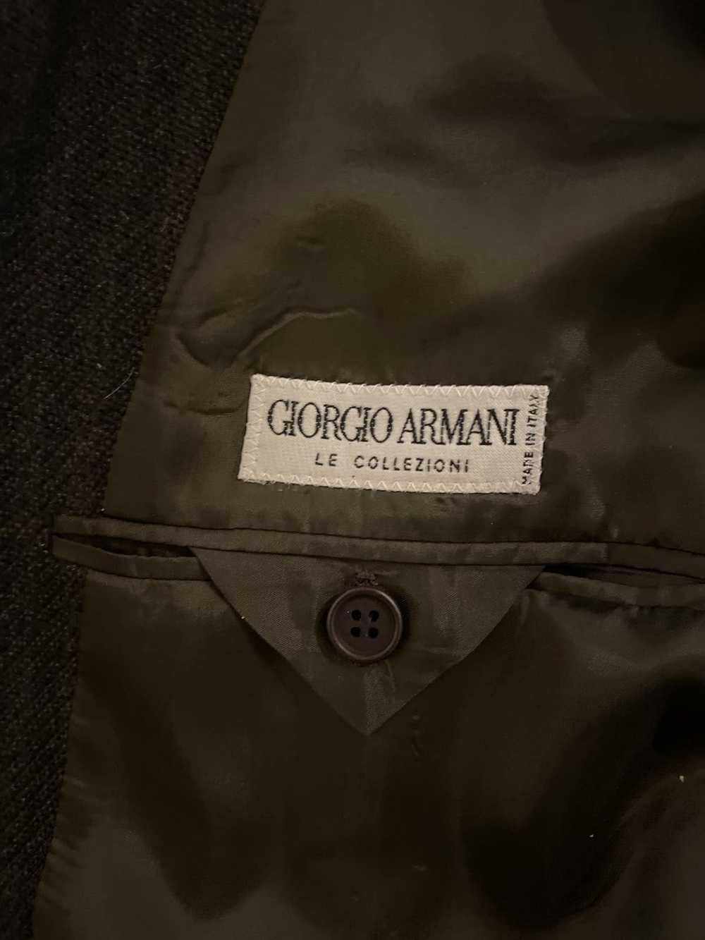 Giorgio Armani × Vintage Subtle Stripe Jacket - image 8