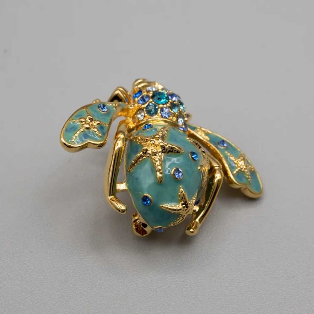 Joan Rivers Summer Bee Pin Brooch - image 3