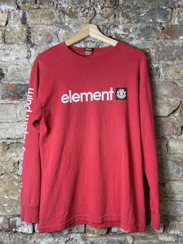 Element × Vintage Vintage Element Red L/S Sz M $25