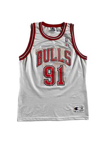 Chicago Bulls Dennis Rodman 91 Nba Great Player Throwback Red Jersey Style  Gift For Bulls Fans Bomber Jacket
