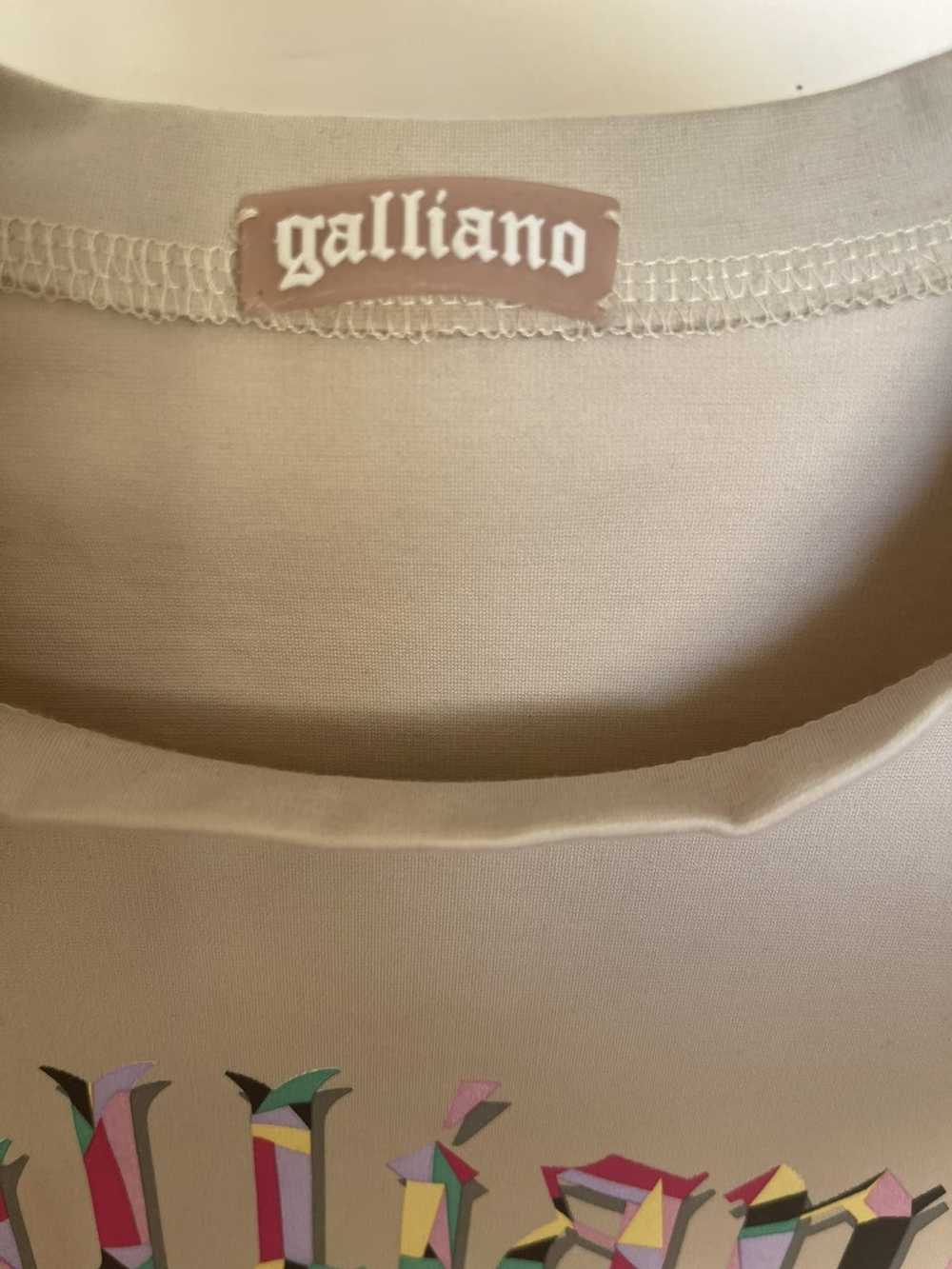 John Galliano John Galiano Long Sleeve Artistic P… - image 3