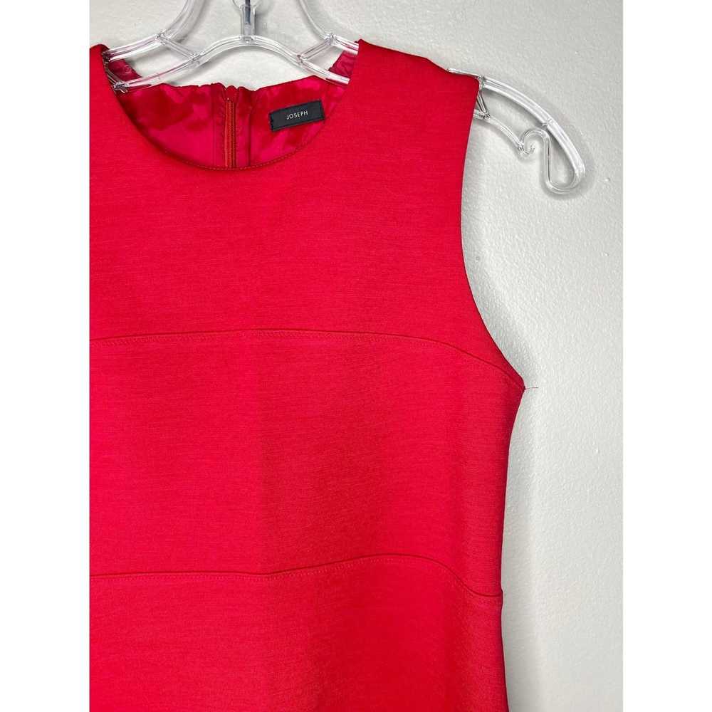 Joseph Joseph Dora Red Knit Sleeveless Dress $525… - image 8