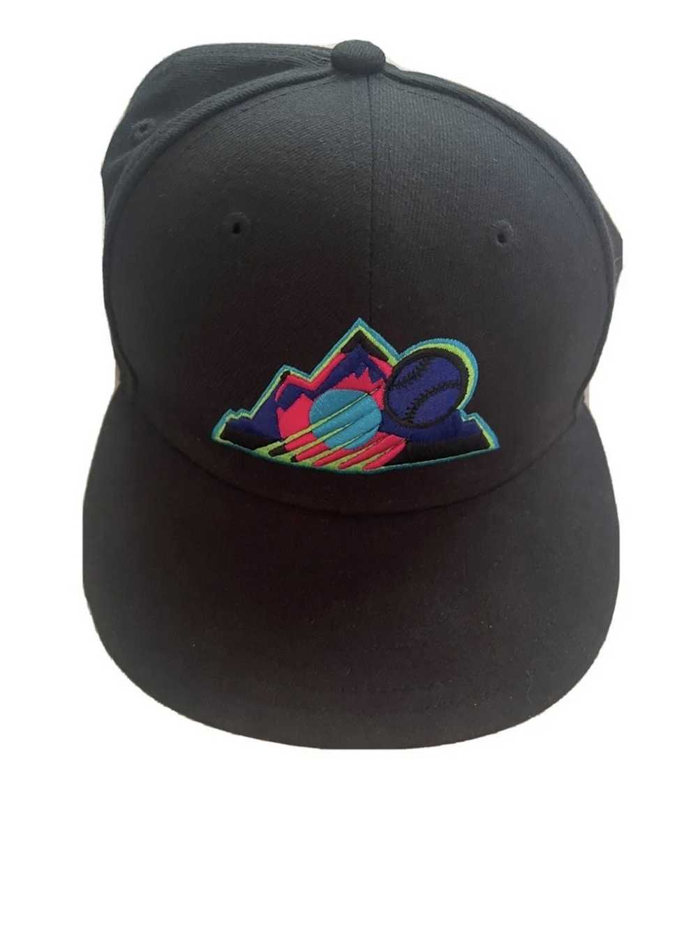 MLB CyberPunk Colorado Rockies Fitted 7 1/8 - image 1