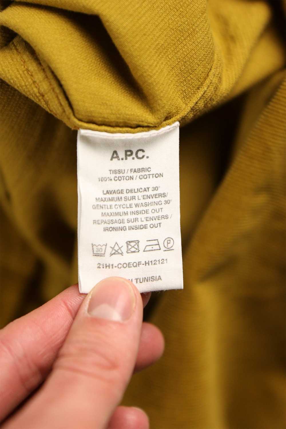 A.P.C. APC Mustard Corduroy Shirt XL - image 7