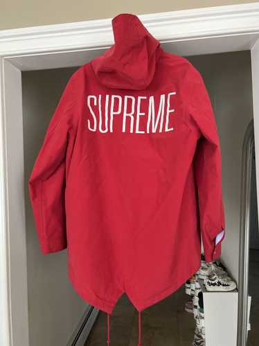 Supreme Supreme red rain coat /jacket