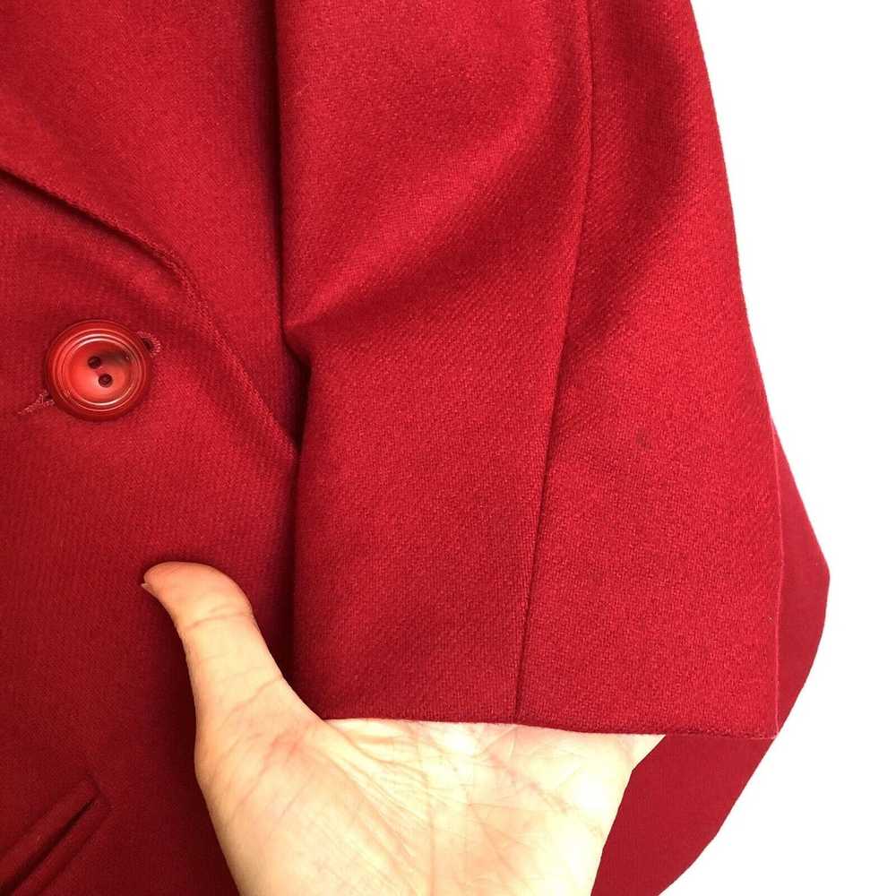 Vintage Vintage SAG HARBOR Blazer Red Jacket 100%… - image 5