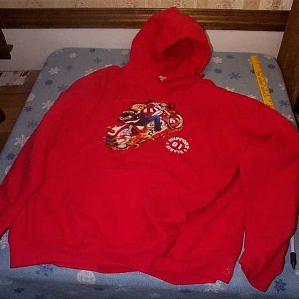 Vintage Support 81 Big Red Machine Hoodie - image 1