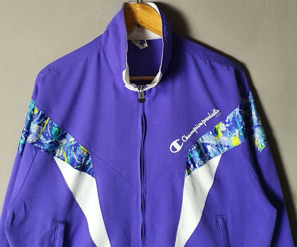 Champion × Vintage CHAMPION 1990s Light windbreak… - image 5