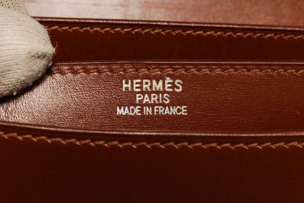 Hermes Hermes Brown Leather Sac A Depeches Briefc… - image 6