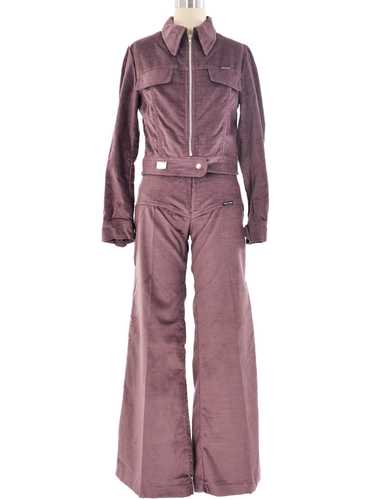 Wrangler Purple Velvet Pant Ensemble