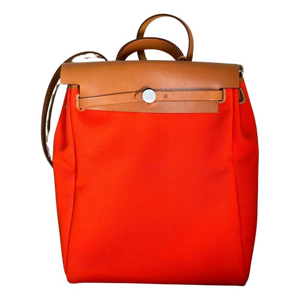 Hermès Herbag cloth backpack - image 1