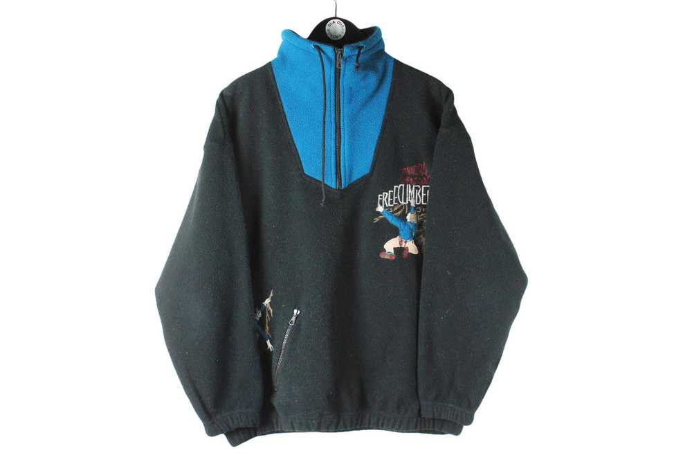 Vintage Rodeo Fleece Half Zip Large - image 1