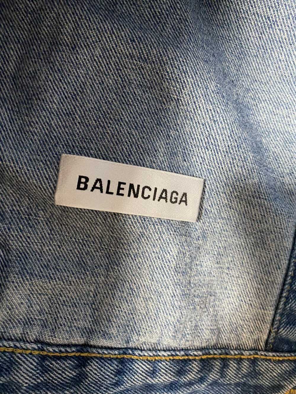 Balenciaga 2018 Swing Denim Jacket - image 5