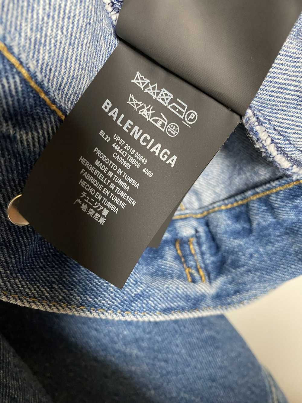 Balenciaga 2018 Swing Denim Jacket - image 9