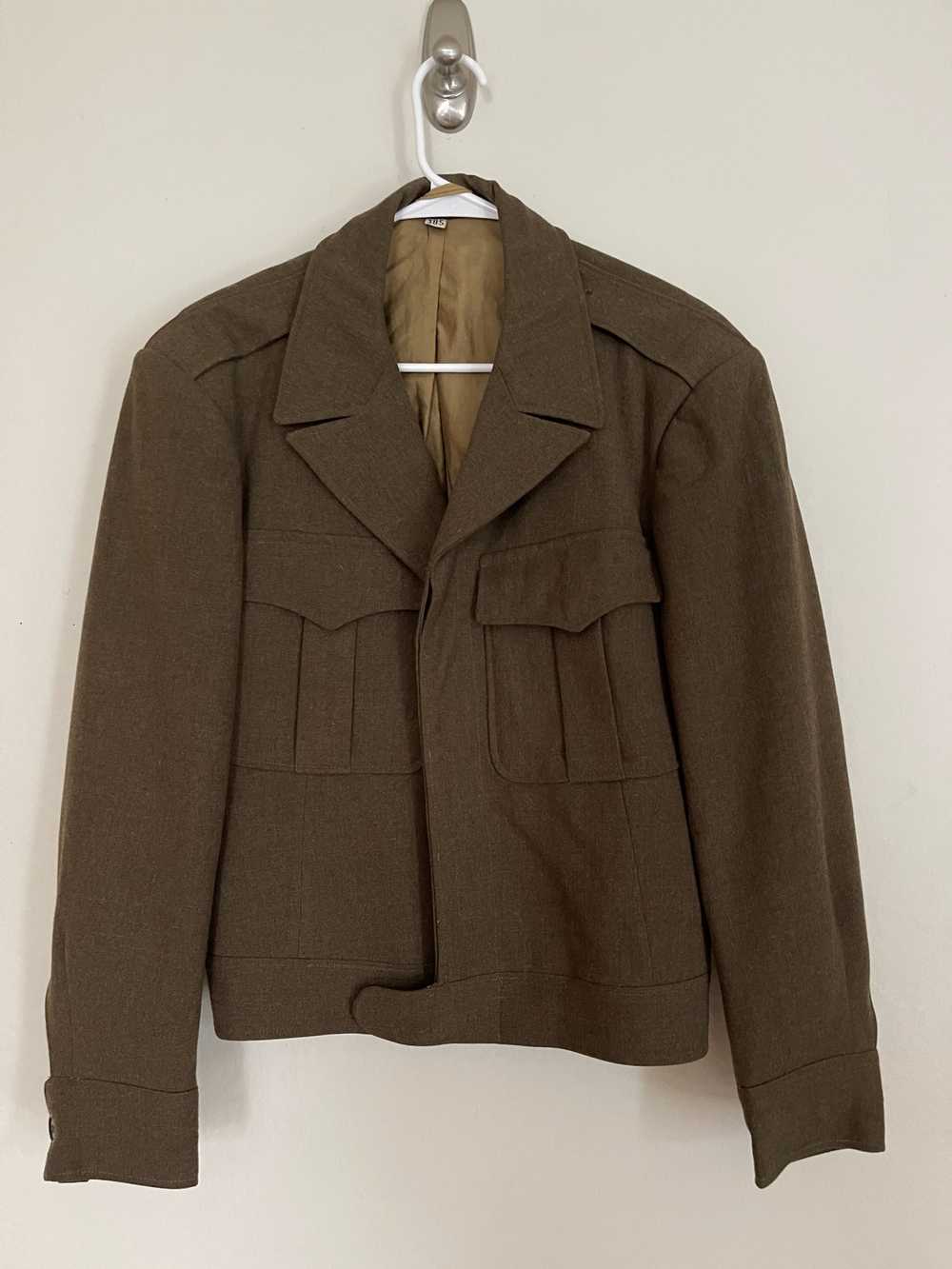 Military × Vintage VIntage '40s Wool Uniform Jack… - image 1