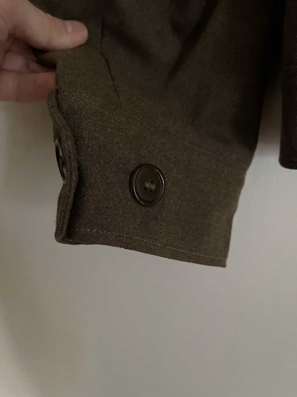 Military × Vintage VIntage '40s Wool Uniform Jack… - image 4