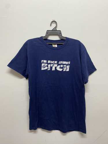 Band Tees × Vintage Rick James Bitch Tee - image 1