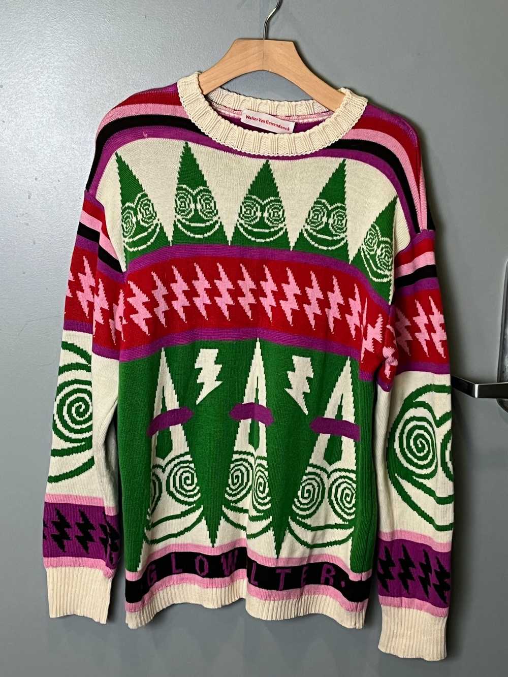 Walter Van Beirendonck FW09 "Glow" Wool Knit - image 1