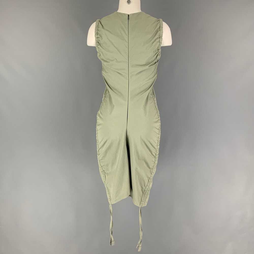 Other Khaki Cotton Sleeveless Dress - image 3