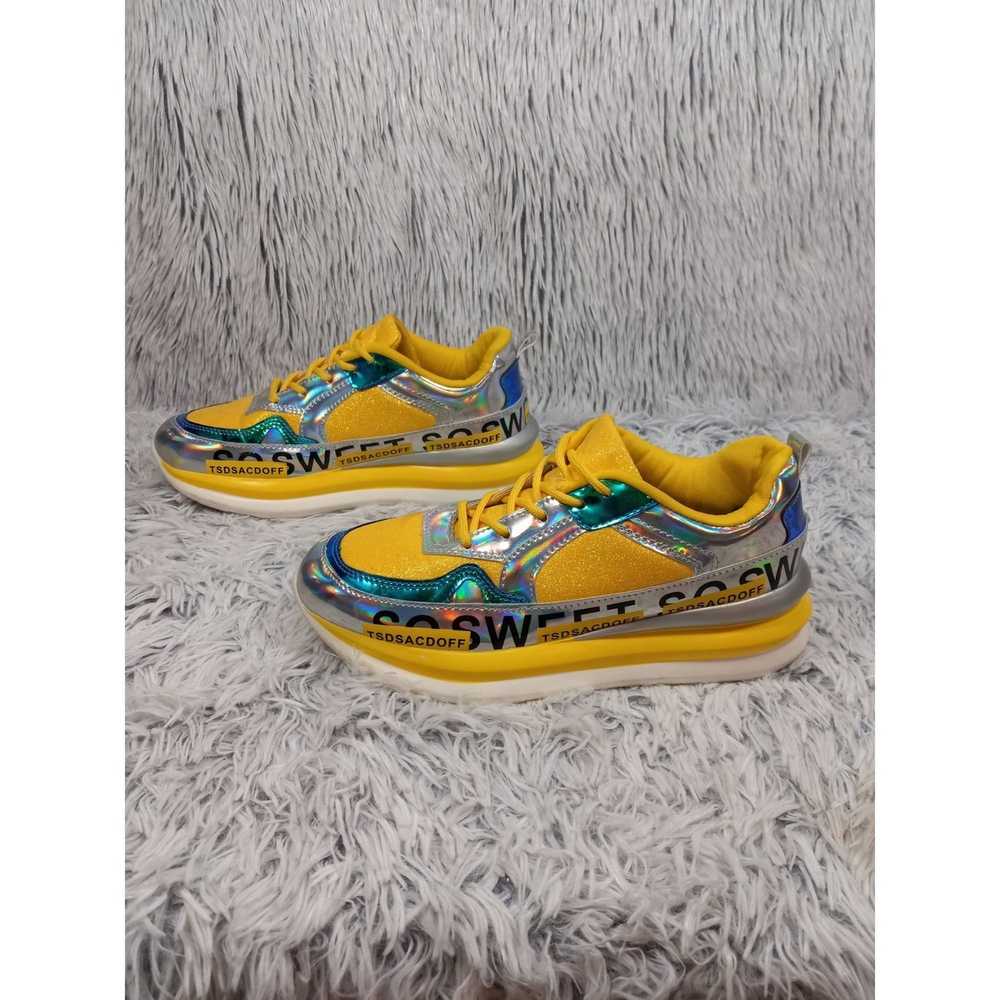 Other Bling Sport Sosweet Womans 9.5 Yellow Comfo… - image 8