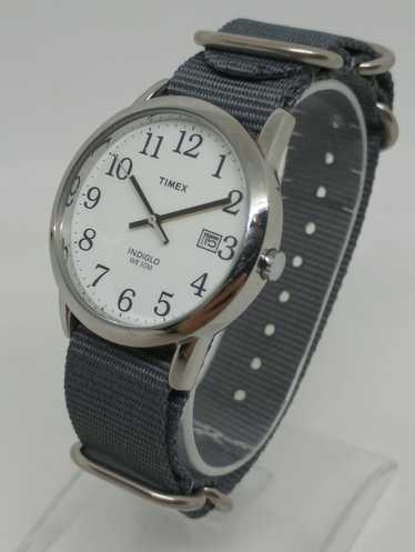 Timex Timex Indiglo 52R 35mm White Dial Date Watch - image 1