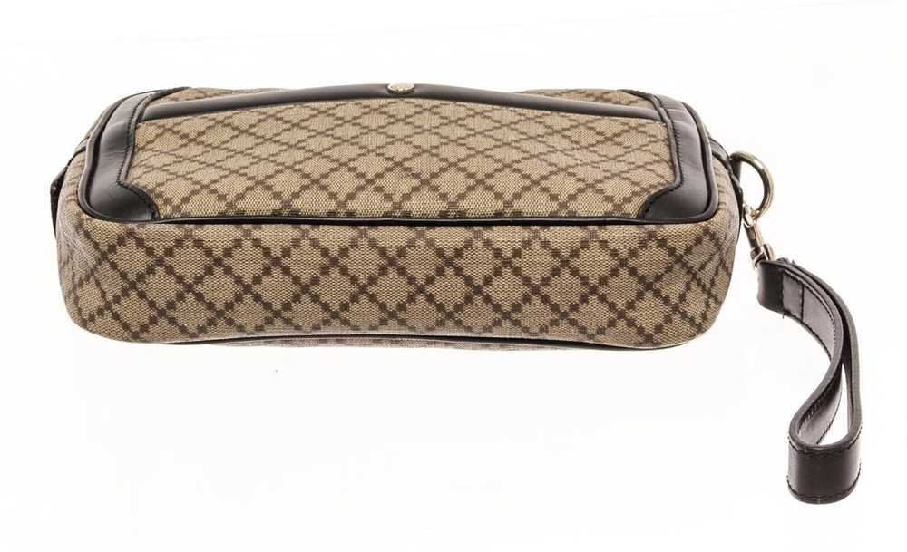 Gucci Gucci Brown Leather Diamante Mens Clutch Bag - image 4