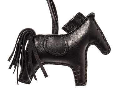 Hermes Hermes So Black Leather GriGri Rodeo Horse… - image 1