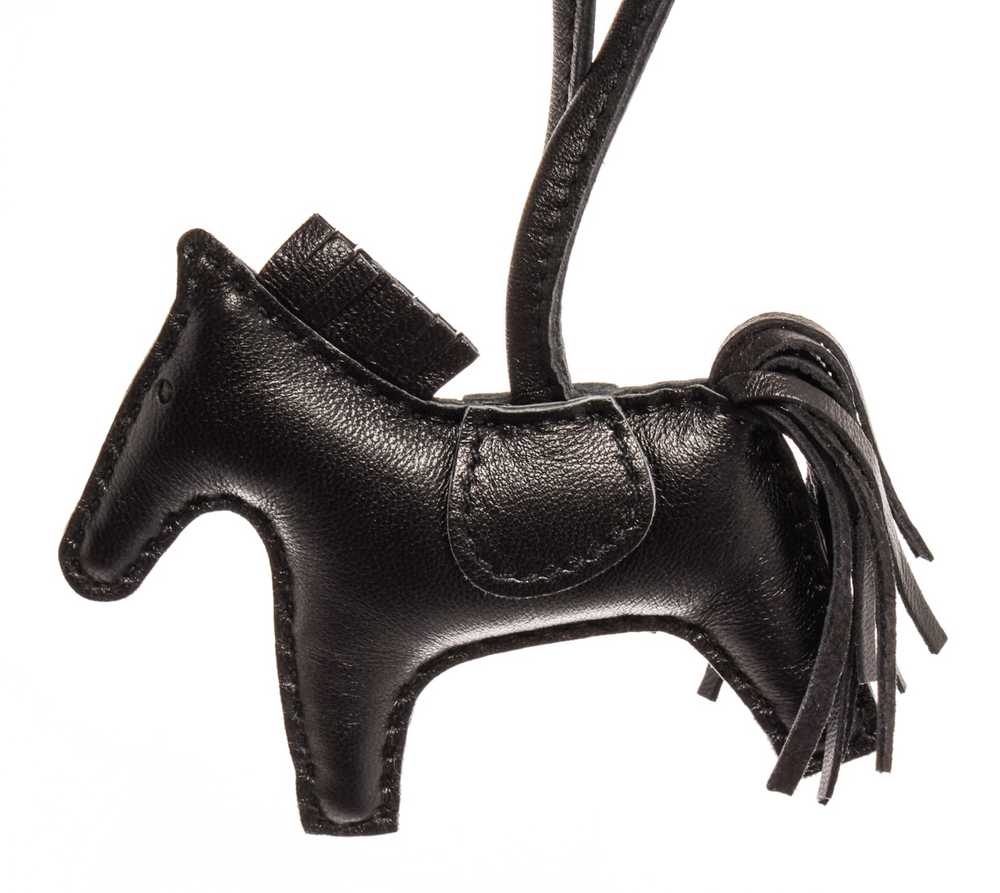 Hermes Hermes So Black Leather GriGri Rodeo Horse… - image 2