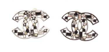 Chanel cc rhinestone earrings - Gem