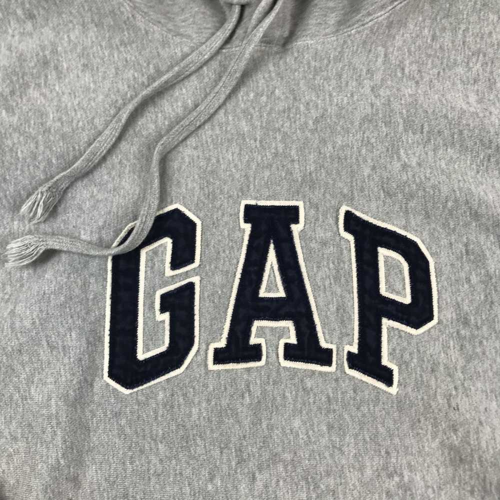 Gap × Vintage Vintage GAP Arch Logo Grey Hoodie S… - image 3