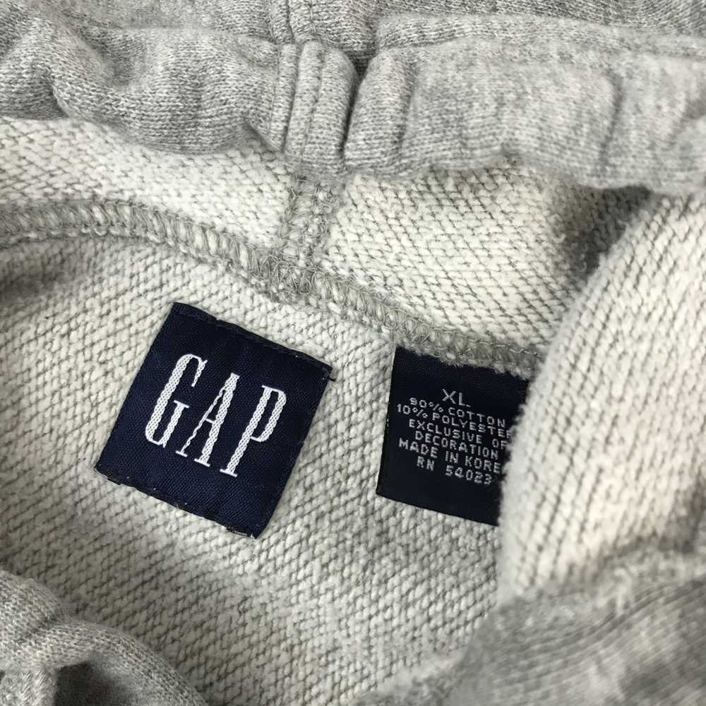 Gap × Vintage Vintage GAP Arch Logo Grey Hoodie S… - image 4