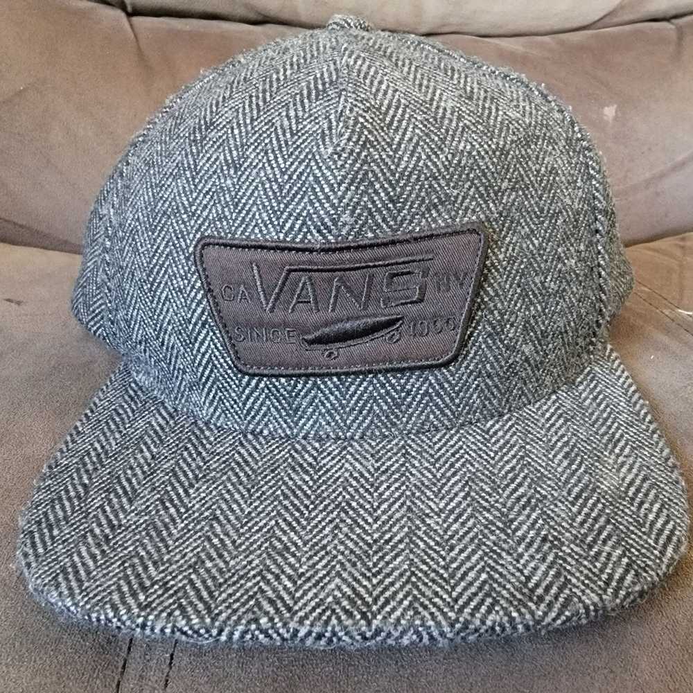 Vans Vans Full Patch Snapback Hat Cap Gray Skateb… - image 6