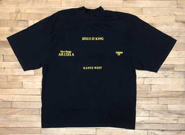 kanye west jesus is king サンプル　ダークネイビー Kanye West Jesus Is King Vinyl I T-Shirt Blue Men's - FW19 - US