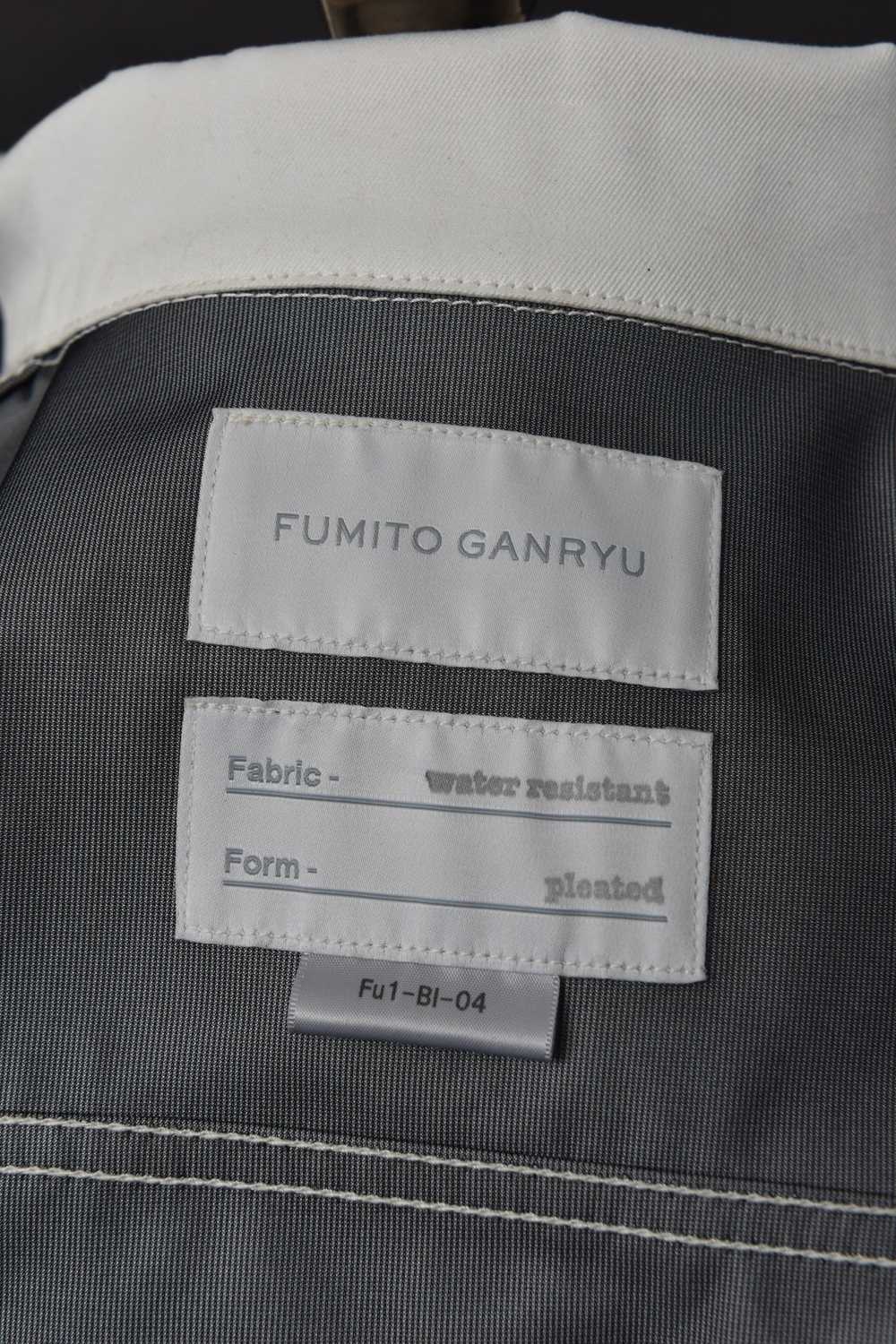 Fumito Ganryu Fumito Gray Water Resistant Pleated… - image 7