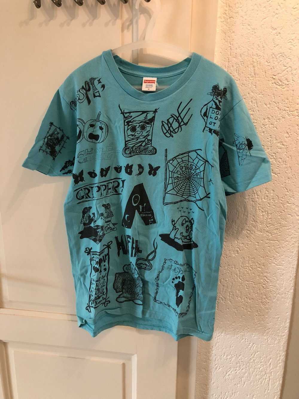 Supreme Supreme SS2017 Dream Tee Aqua Blue Black - image 2