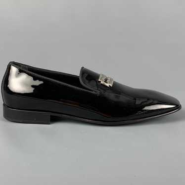 John Richmond Black Leather Slip On Razor Belt Lo… - image 1