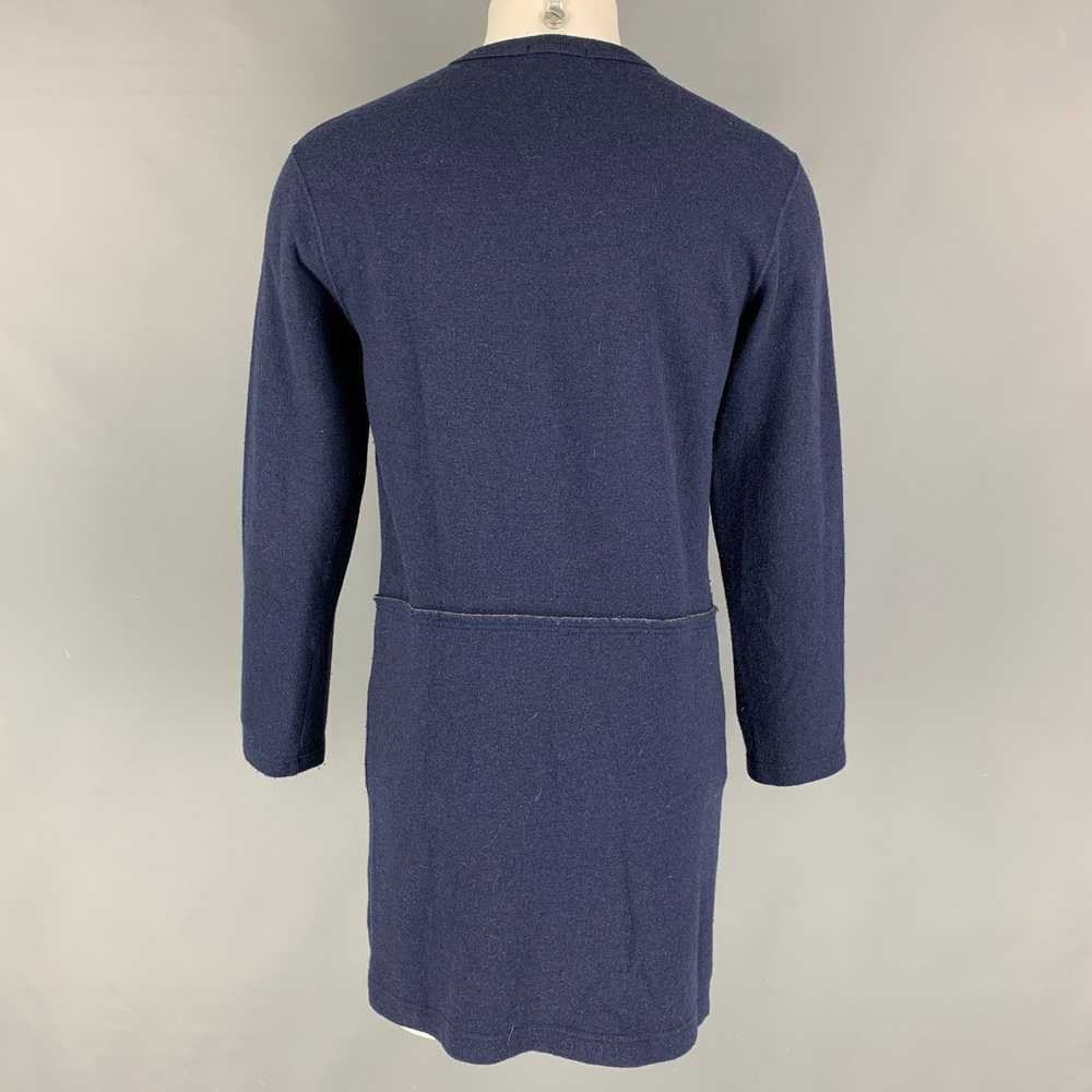 Comme des Garcons Navy Solid Wool Blend Pullover - image 3