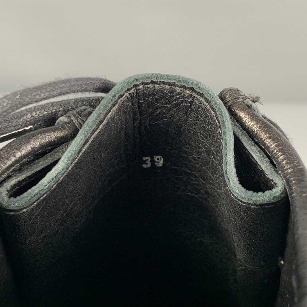 Dsquared2 Worlds End Black Leather Studded Lace U… - image 6