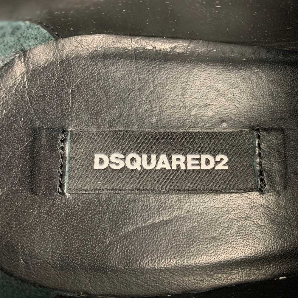Dsquared2 Worlds End Black Leather Studded Lace U… - image 7
