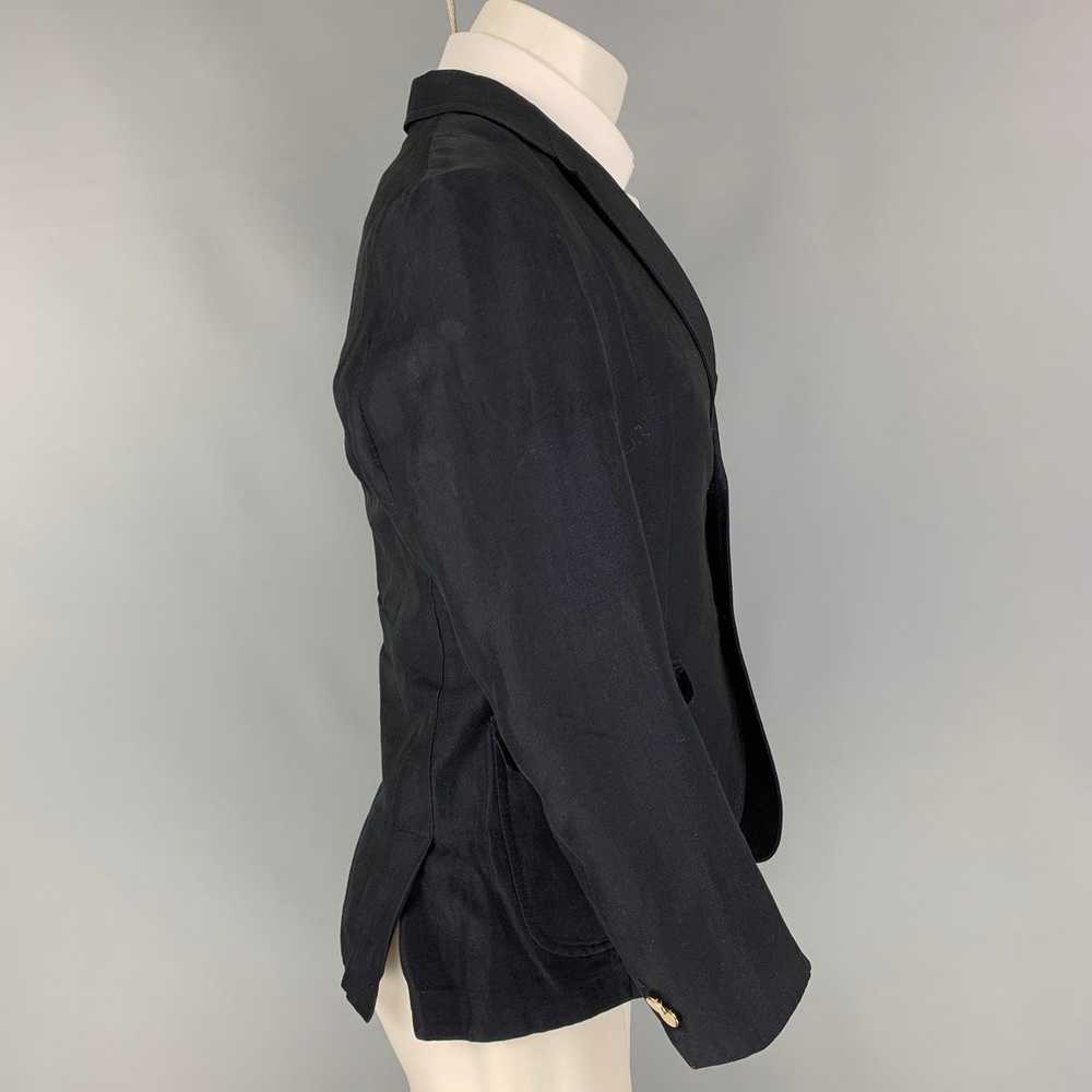 Band Of Outsiders Navy Cotton Linen Sport Coat - image 3