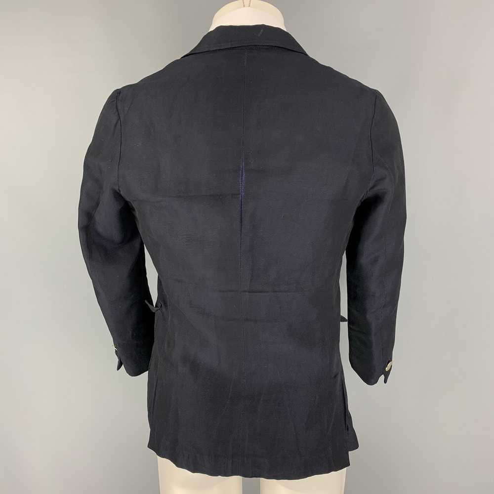 Band Of Outsiders Navy Cotton Linen Sport Coat - image 4