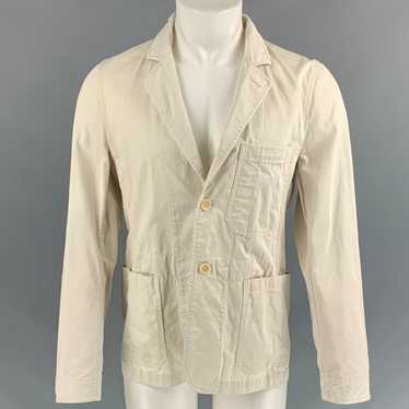 Unis Off White Solid Cotton Jacket - image 1