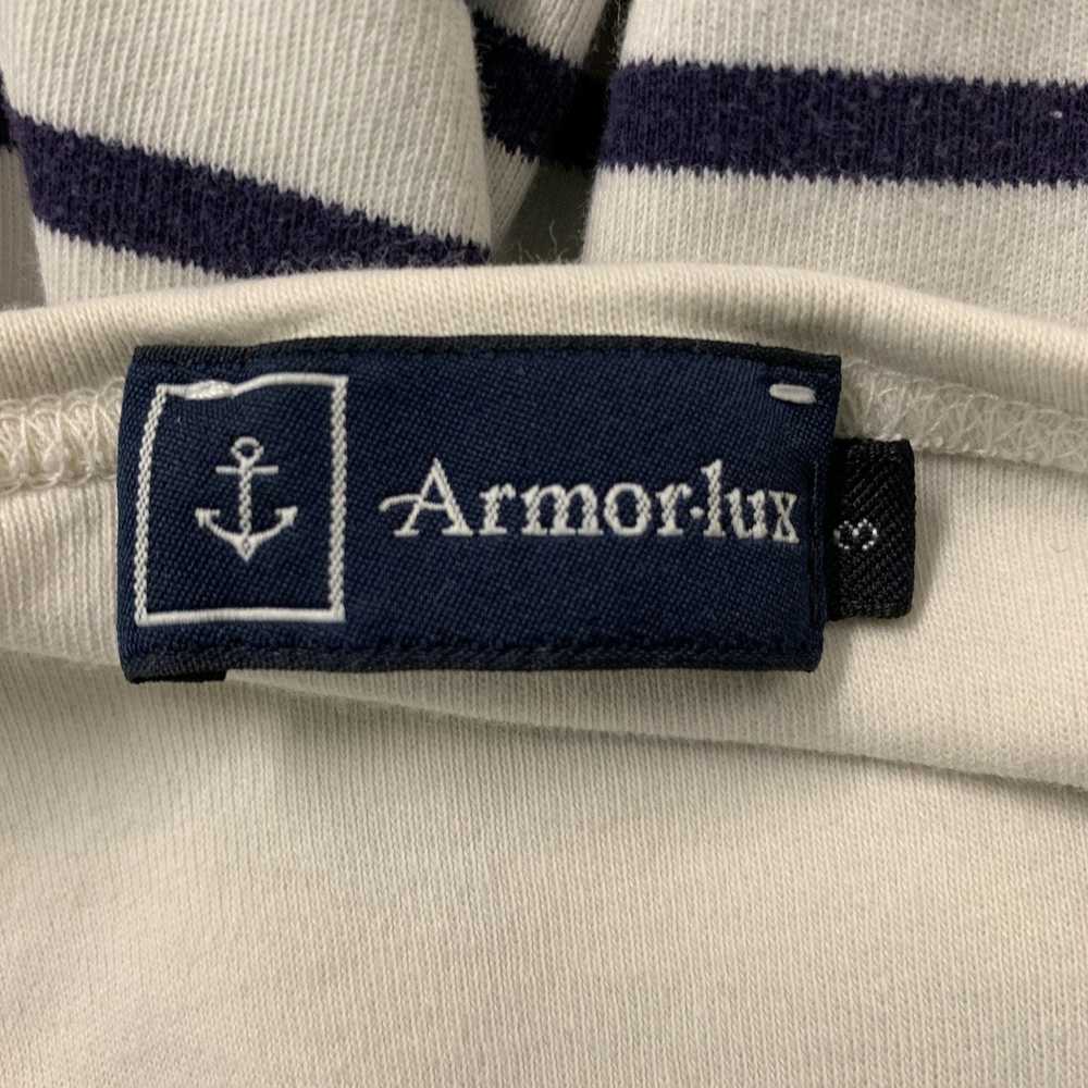 Armor Lux Cream & Navy Stripe Cotton Nautical Pul… - image 5