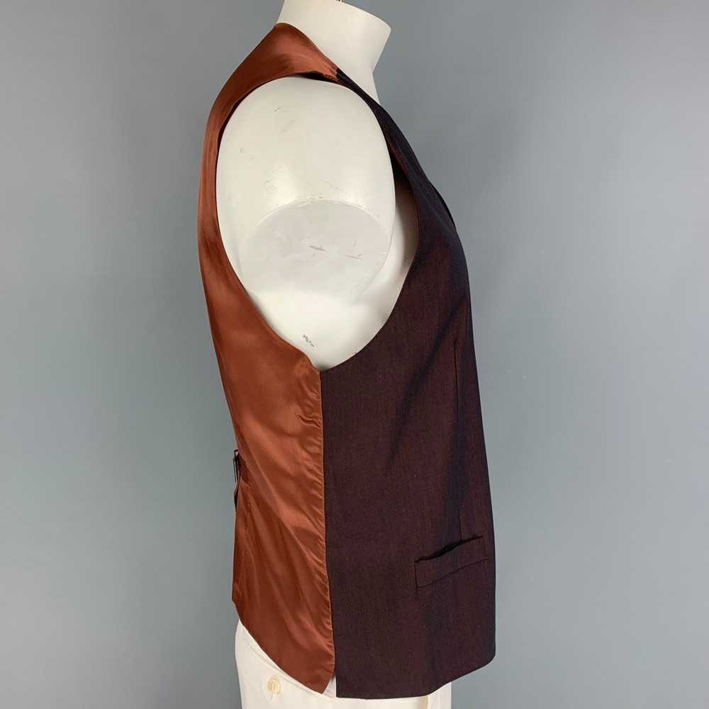 Dolce & Gabbana Brown Wool Buttoned Vest - image 2