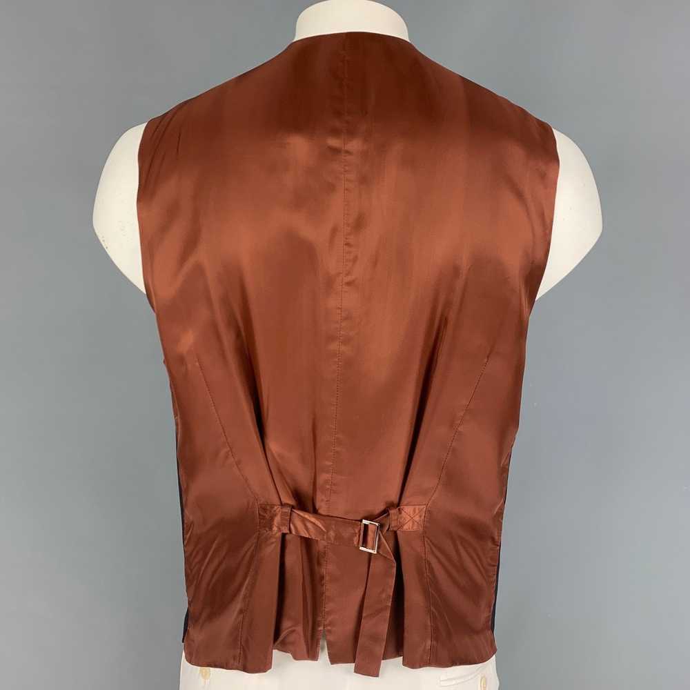 Dolce & Gabbana Brown Wool Buttoned Vest - image 3